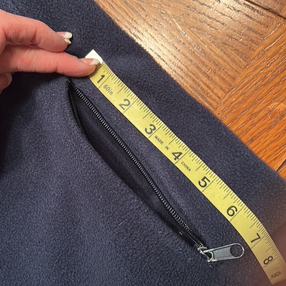 COLUMBIA🏔️Men’s FLEECE Navy VEST Size LARGE - Picture 7 of 11